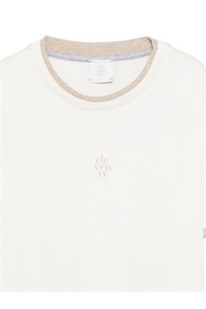 t-shirt in cotton beige ELEVENTY KIDS | EY8P31Z3708101BG